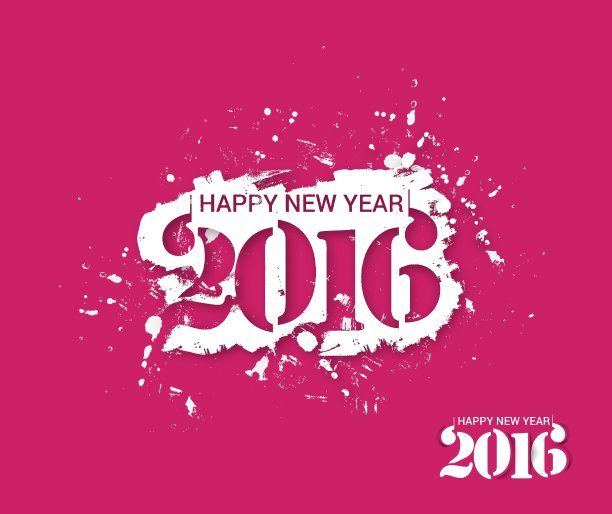 新年快乐2016图片下载