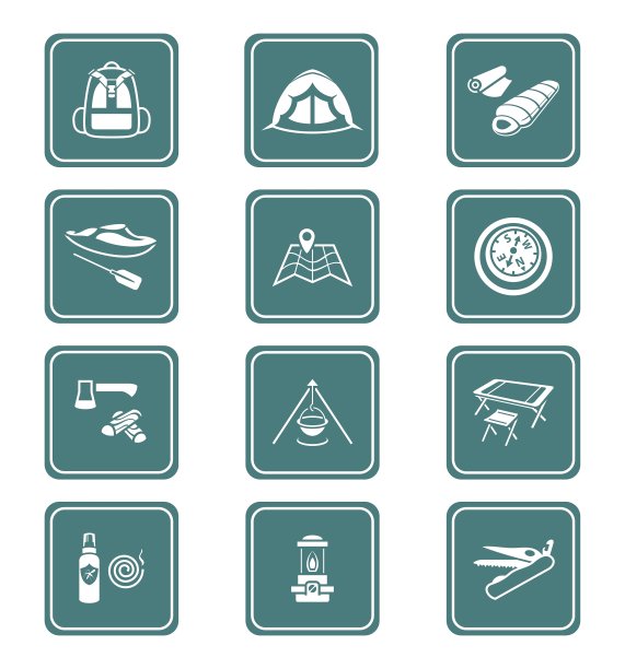 露营套装- TEAL系列图片下载