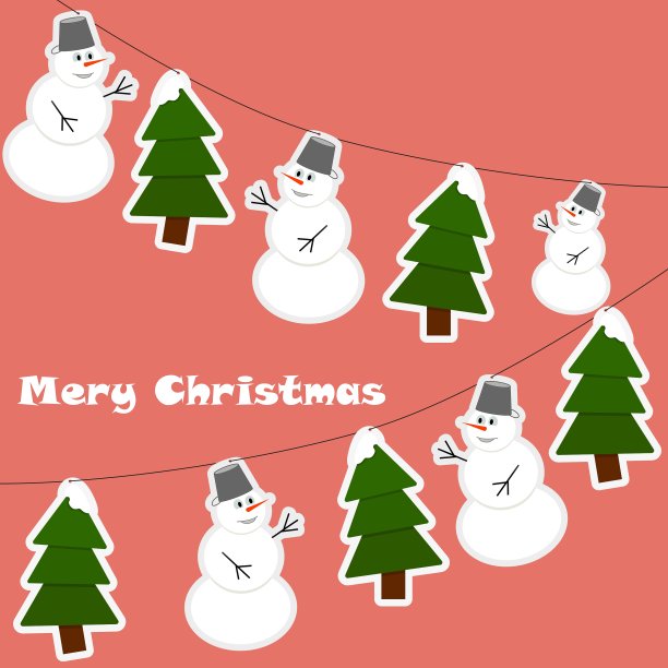 圣诞装饰背景图片下载