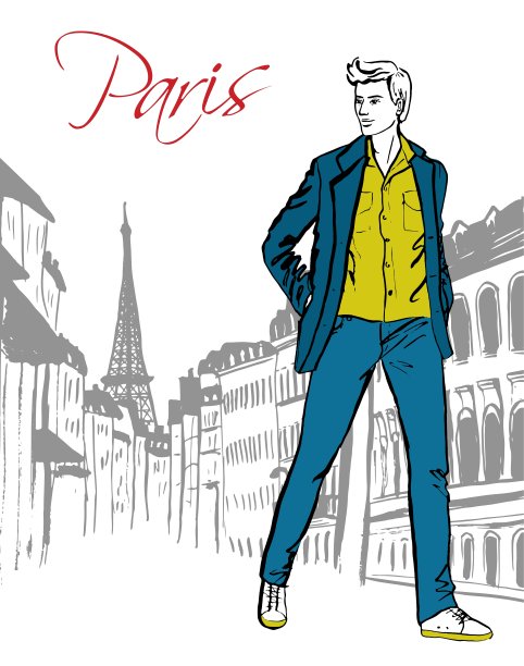 走在街上的人图片下载