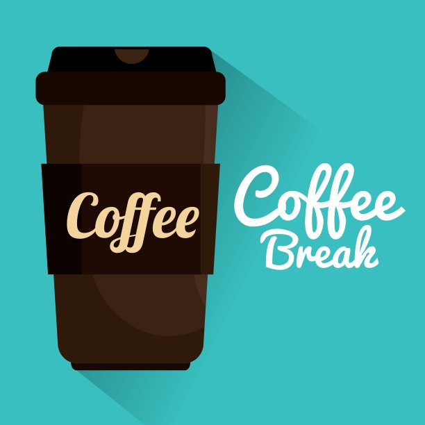 美味的咖啡休息设计图片下载