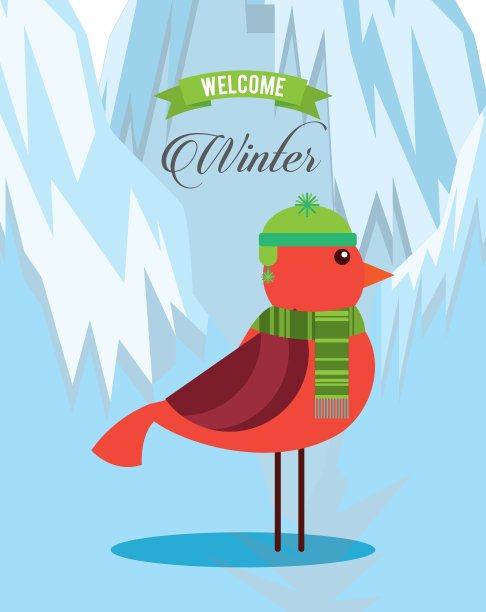 欢迎冬季设计图片下载