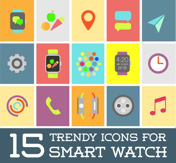 15款时尚智能手表图片下载