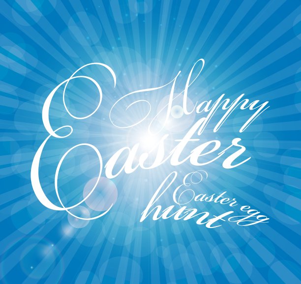 复活节春天快乐背景图片下载