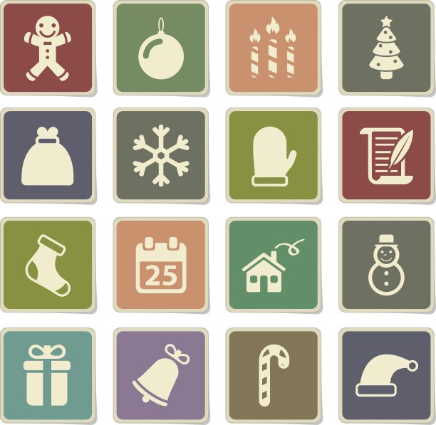 圣诞节只是图标图片下载