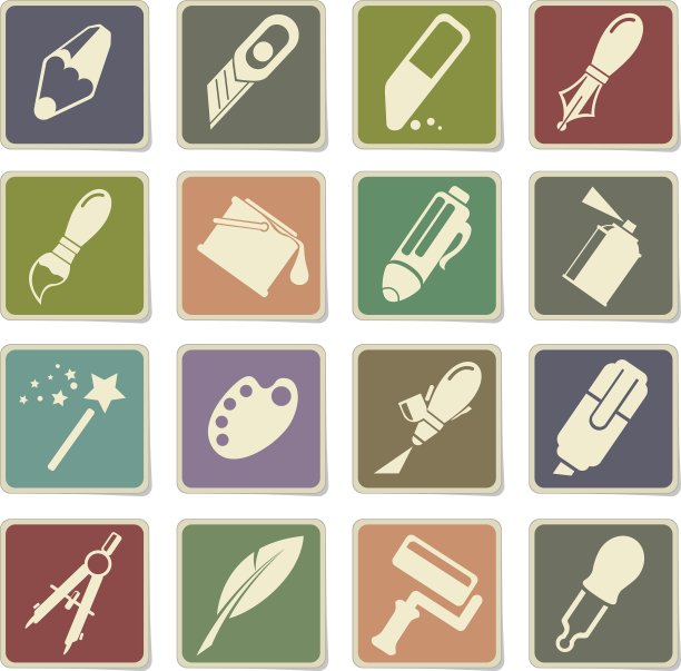 设计工具图标图片下载