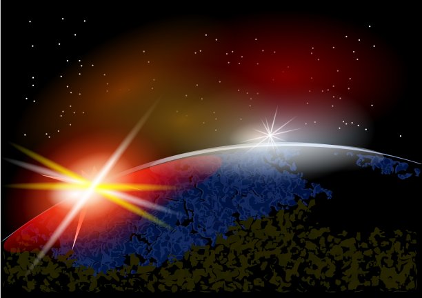 地球从太空图片下载