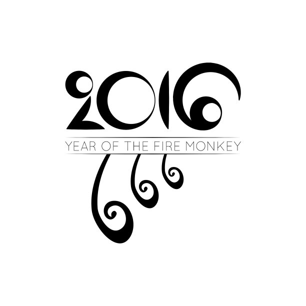 2016年猴尾标志图片下载