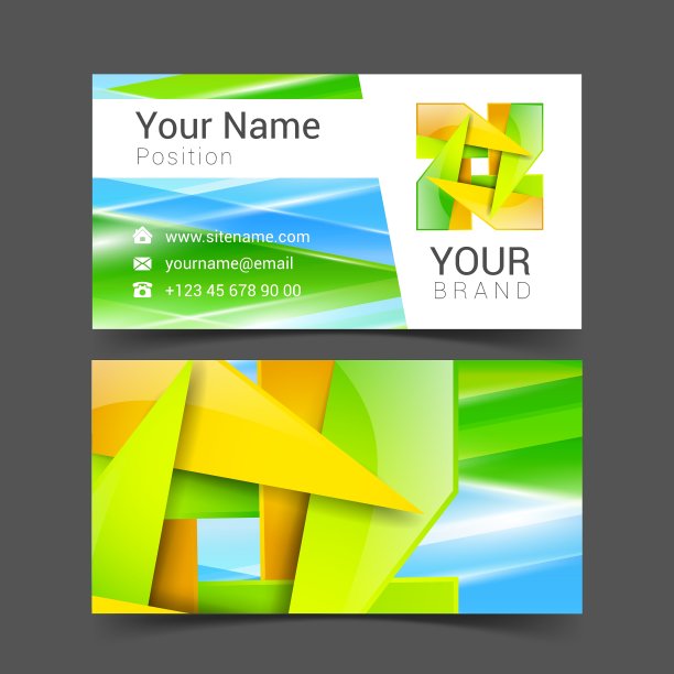 企业名片创意设计模板图片下载