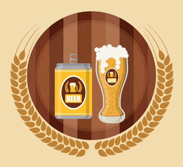 啤酒的概念设计图片下载