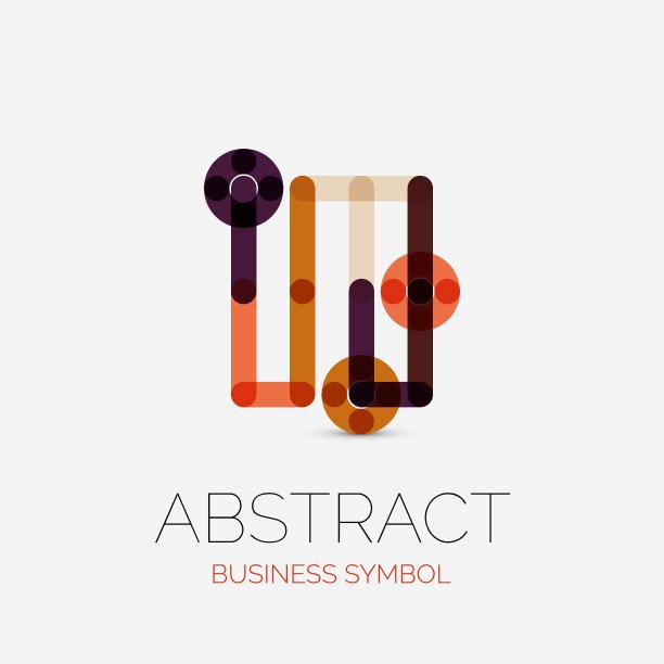 极简线性的商业图标标志图片下载