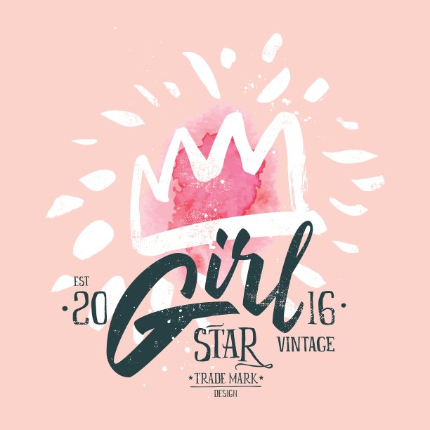 t恤女孩的印花图片下载