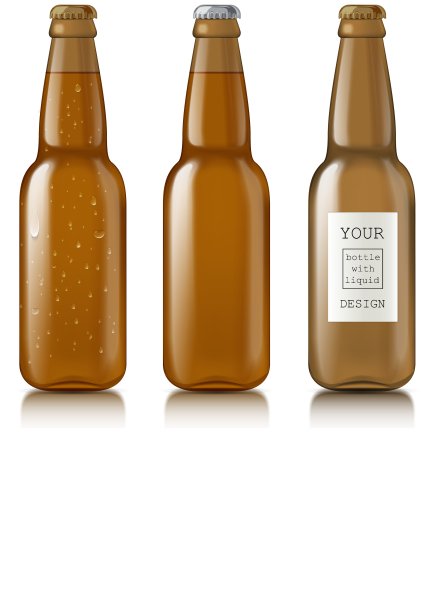 模板真实透明的瓶子图片下载