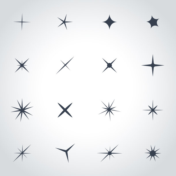 黑色闪光图标设置图片下载