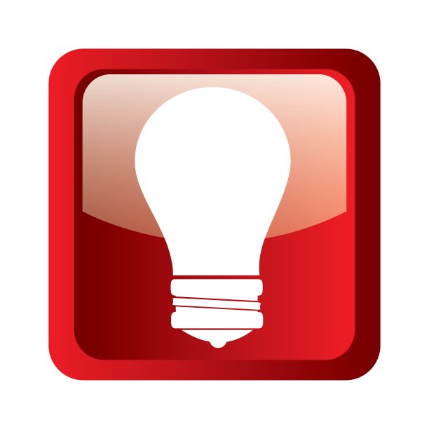 灯泡图标符号设计图片下载