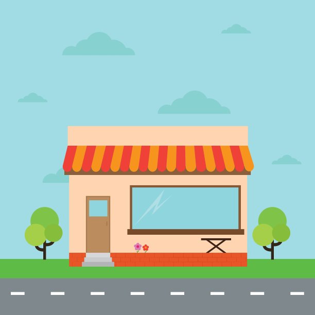 孤立的建筑图片下载