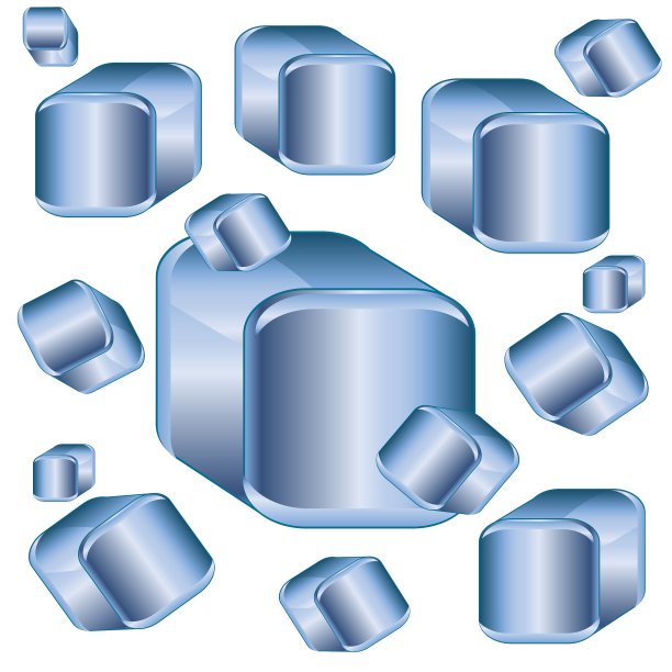 立体图形背景图片下载