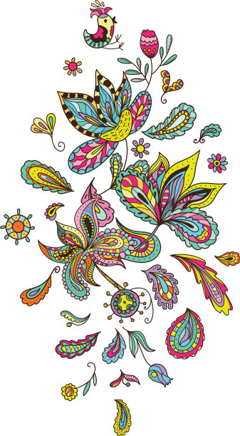 印度的装饰元素图片下载