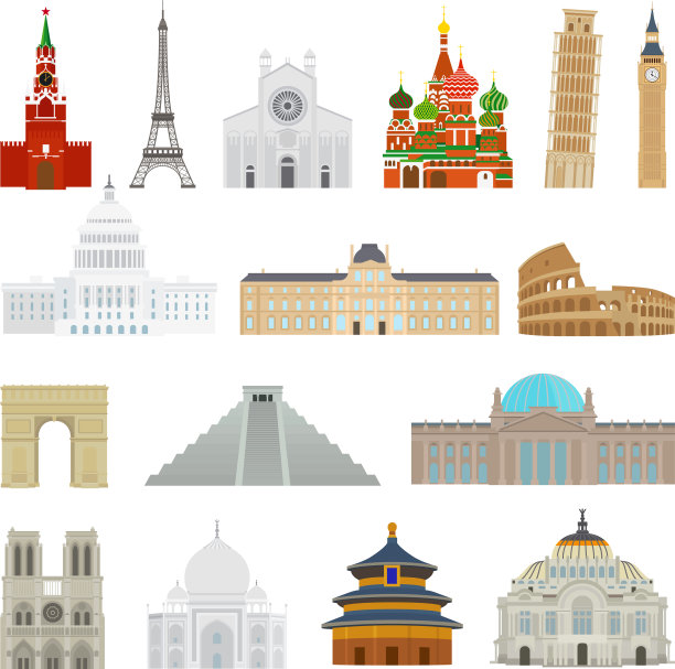 纪念碑平图标图片下载