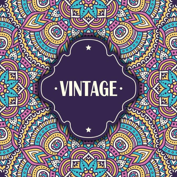 民族花牌图片下载