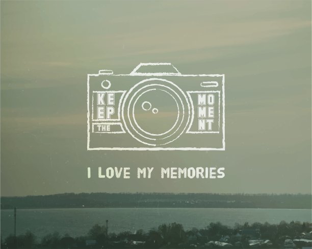 快门图标或标志设计模板与关键图片下载