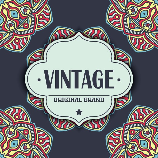 民族花牌图片下载