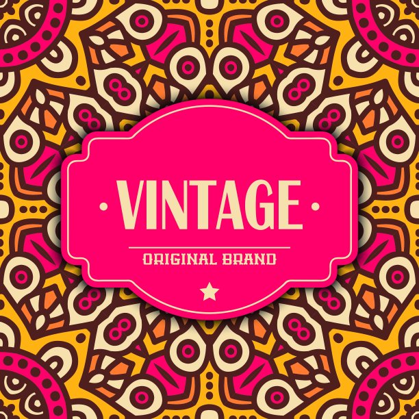 民族花牌图片下载