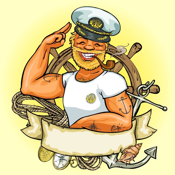 水手标签设计图片下载