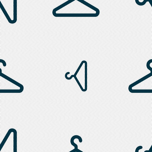 衣架图标标志无缝图案用图片下载