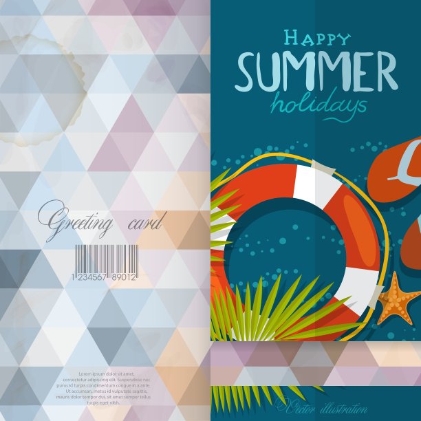 贺卡设计模板图片下载