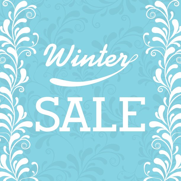 冬季销售设计图片下载