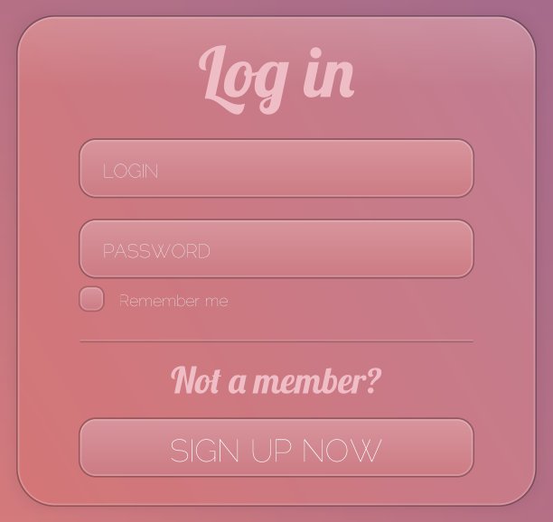 登录表单UI元素图片下载