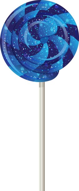 糖果在棍子旋转螺旋图片下载