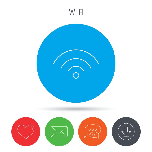Wifi icon无线wi-fi网络标志图片下载