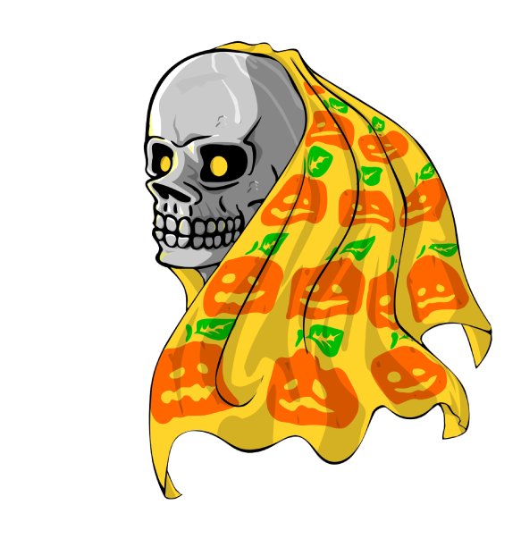 南瓜骷髅图片下载