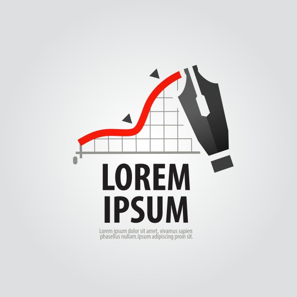 企业标识设计模板库存图片下载