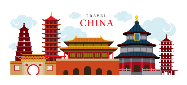 旅行中国建筑和城市图片下载