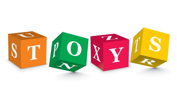 单词玩具写字母块图片下载