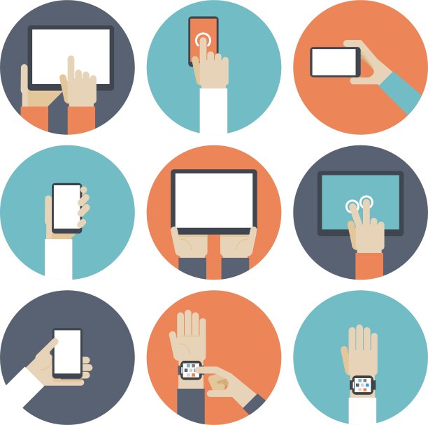 使用触摸屏的手持设备图片下载