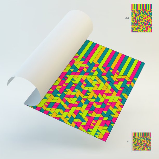 A4业务空白抽象几何背景图片下载