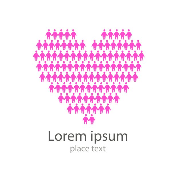 有听觉的标志人图片下载