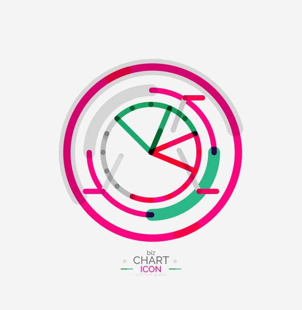 折线图图表图标图片下载