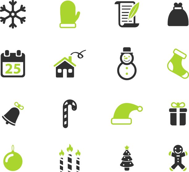 圣诞节只是图标图片下载