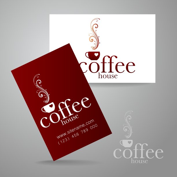 咖啡标识卡图片下载
