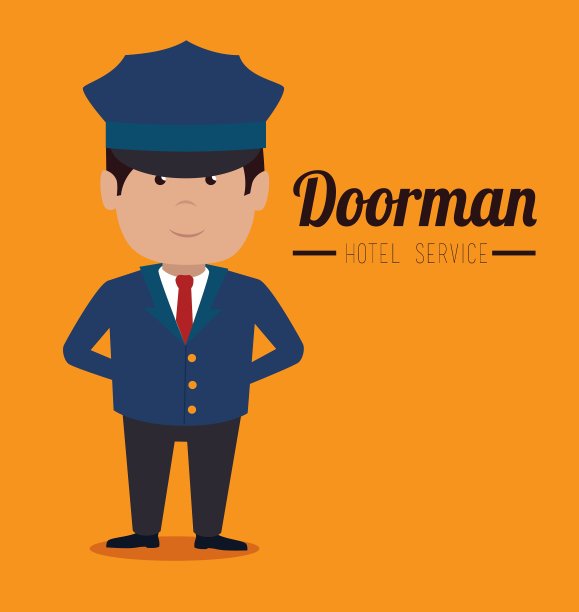 工作设计在黄色背景图片下载