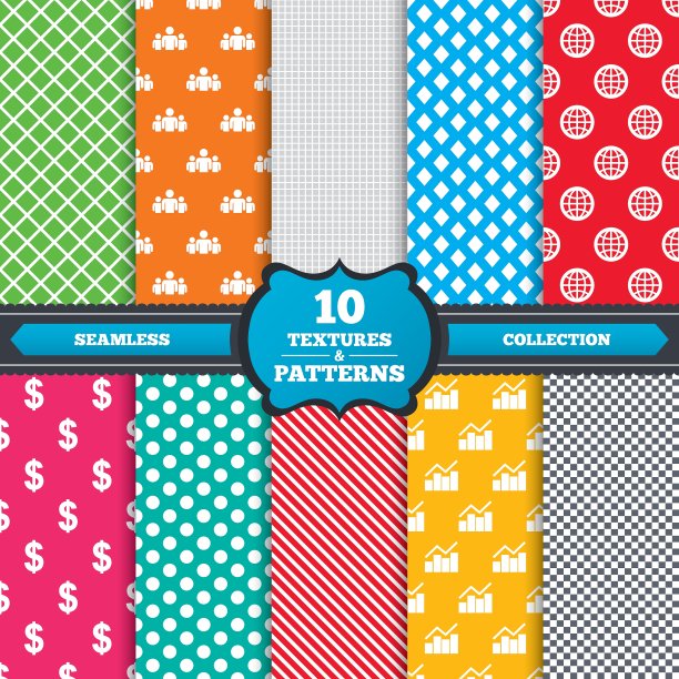 商业标志图表和全球图标图片下载