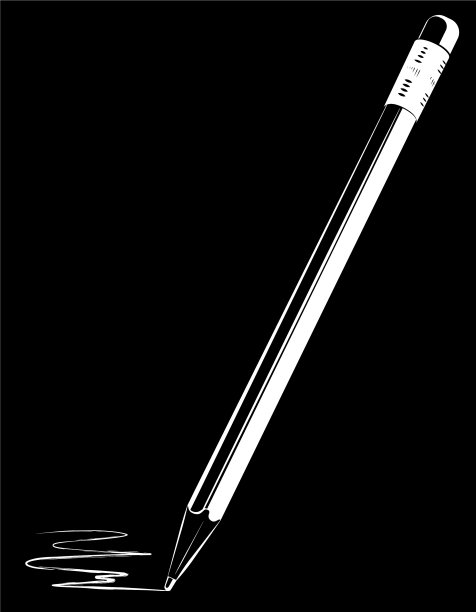 铅笔黑色背景图片下载