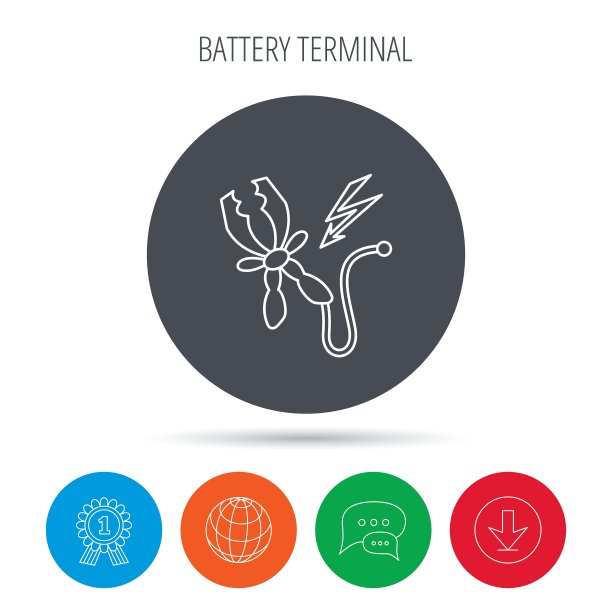 终端电子图标为电池充电图片下载