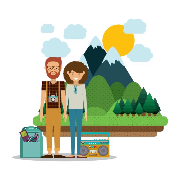 旅行的生活方式设计图片下载