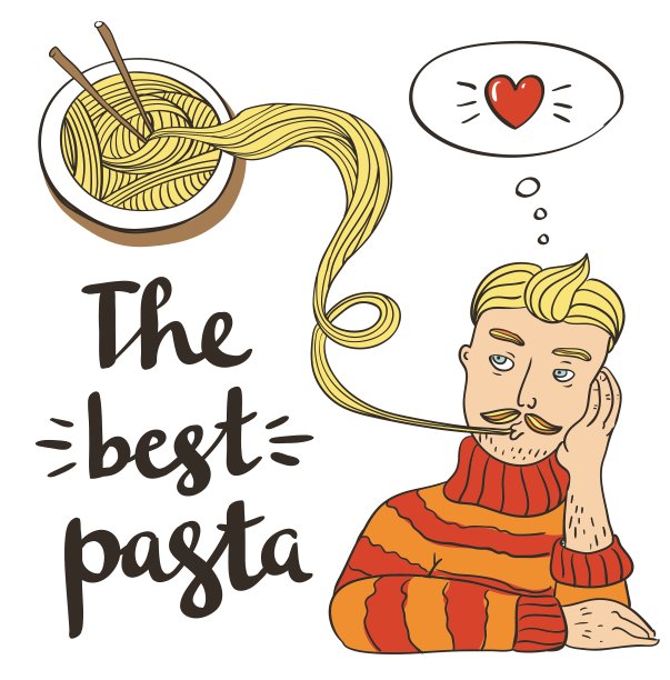 潮人意面涂鸦背景手绘风格图片下载